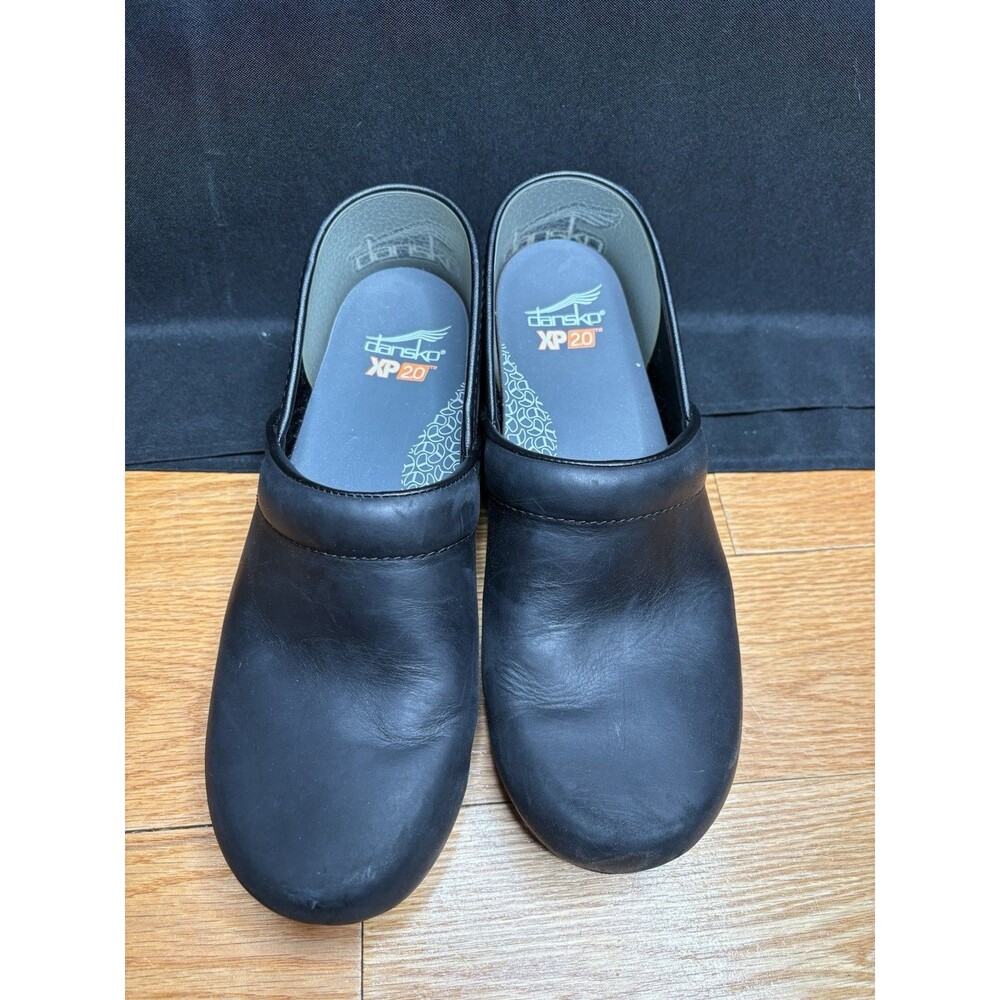 Dansko XP 2.0 Women’s Size US 10.5 EURO 41 Black Leather Shoes Clogs Nurses